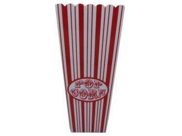 35 oz. Red Striped Popcorn Bucket