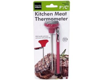 Kitchen Meat Thermometer with Handle Extension and Cover with Pocket Clip