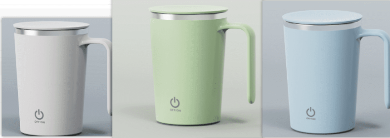 Kitchen Electric Mixing Cup Stirring Coffee Cup Automatic Mixing Mugs Cup Lazy Rotating Magnetic Water Cup (Option: Suit-USB)