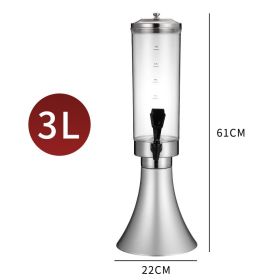 Special 3L For Wine Cannon Bar (Color: Silver)